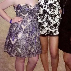 Blue Sequin Semi-formal/Cocktail Dress-EUC